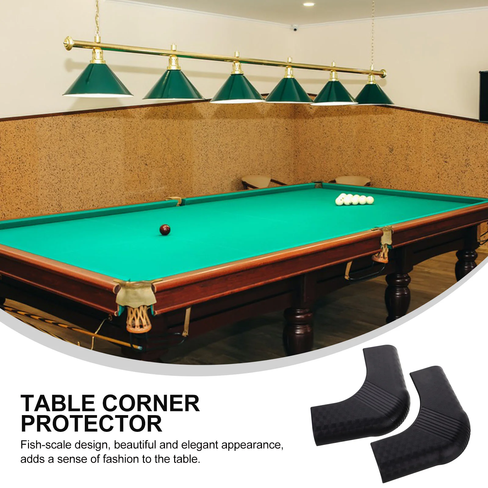 2Pcs Durable Nylon Corner Protectors Billiard Table Guard Furniture Accessories Pool Table Covers Snooker Entertainment