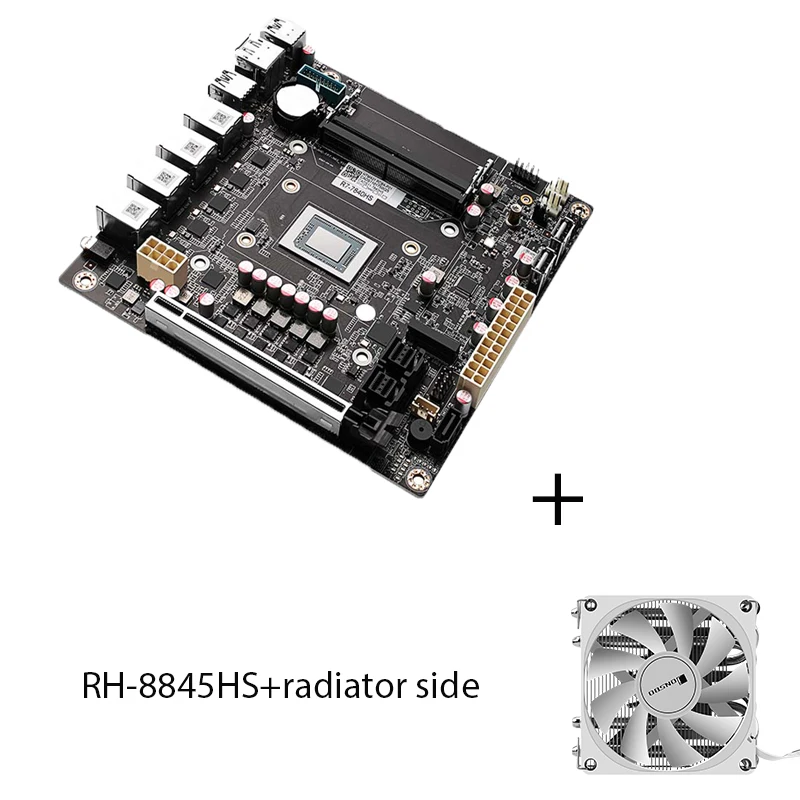 CWWK AMD-7940HS/8845HS 8-bay/9-bay NAS/USB4/40G rate 8K display 4 network 2.5G/9 SATA/PCIe x16 ITX motherboard 4