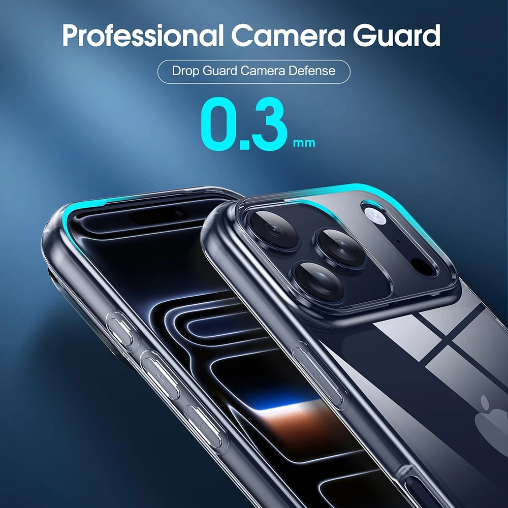 Shockproof Silicone Clear Soft Case For iPhone 17 Pro Max 17Air Ultra Thin Transparent Slim Shell For iPhone Air 17ProMax Cover view 3