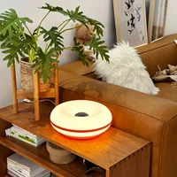 Bauhaus table lamp USB plug bedroom bedside lamp living room dining room decoration donut ambient light（Not glass） 6