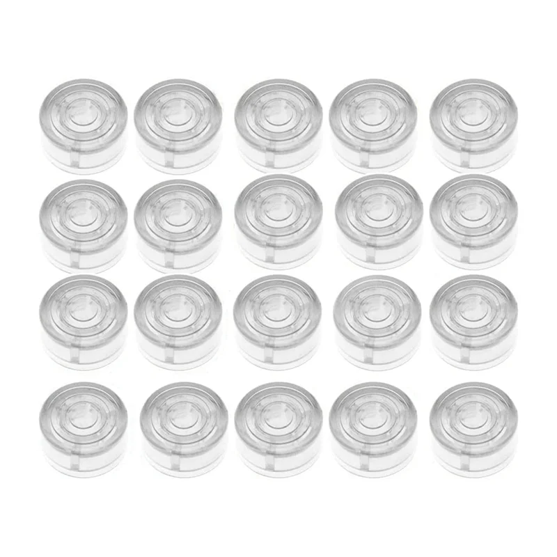 Guitar Pedal Protection Cap 20PCS/Set Guitar Effect Pedal Footswitch Toppers Foot Nail Cap Protection Cap for Guitar Effect Pedal Protection