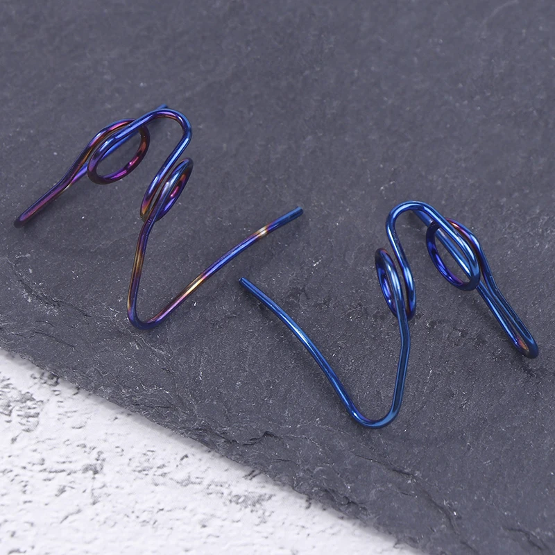 2개입 싱글홀 유니버셜 스프링 오토바이 스쿠터 디스크 브레이크 캘리퍼 스프링..