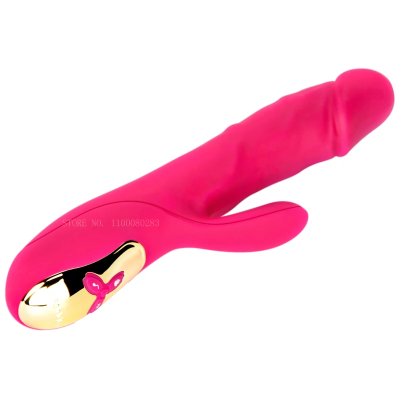 Riscaldamento telescopico spinta vibratore vibratore punto G bastone per massaggio coppia clitoride orgasmo Masturbati_voghion.com