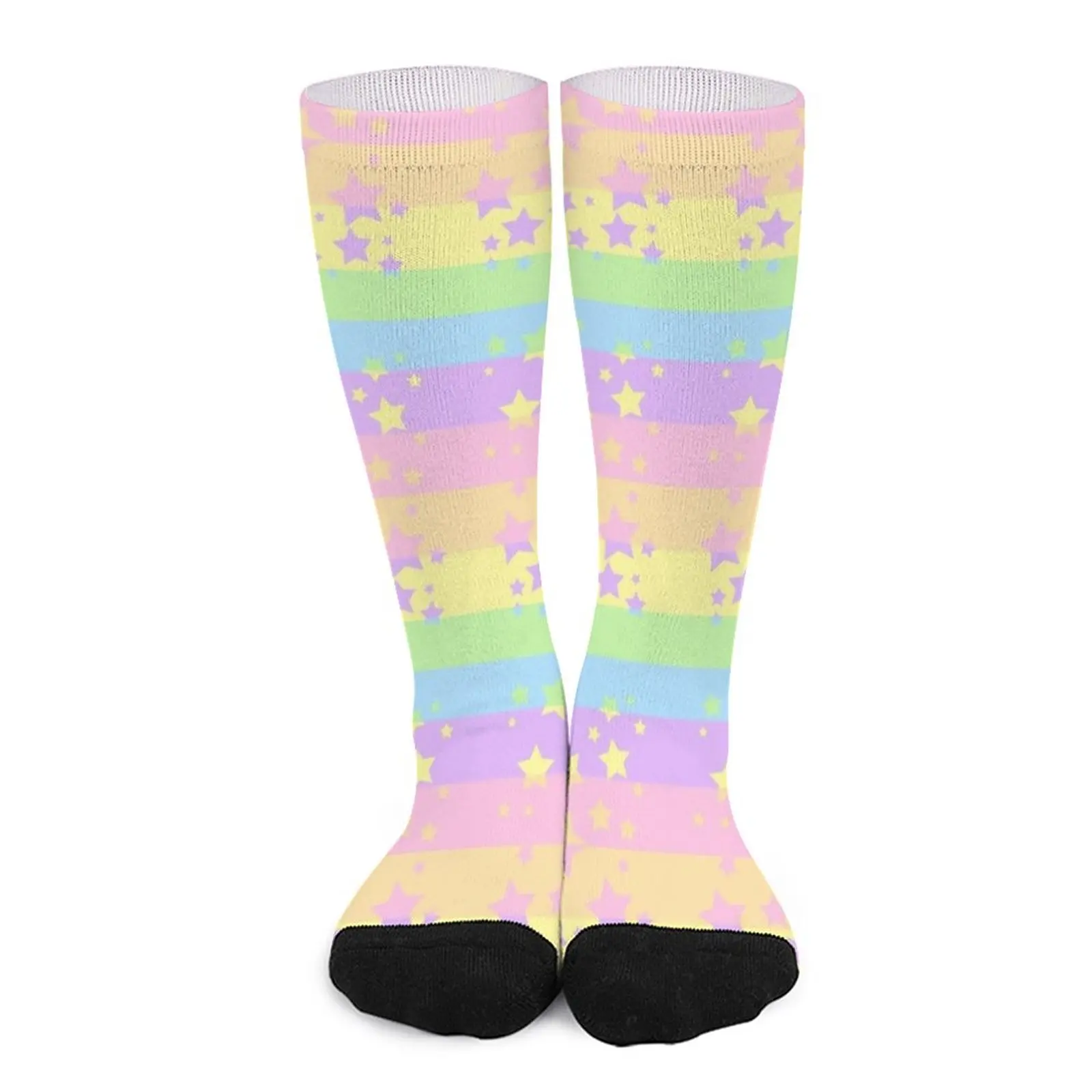 

Pastel rainbow и носки со звездами классные носки для хоккея