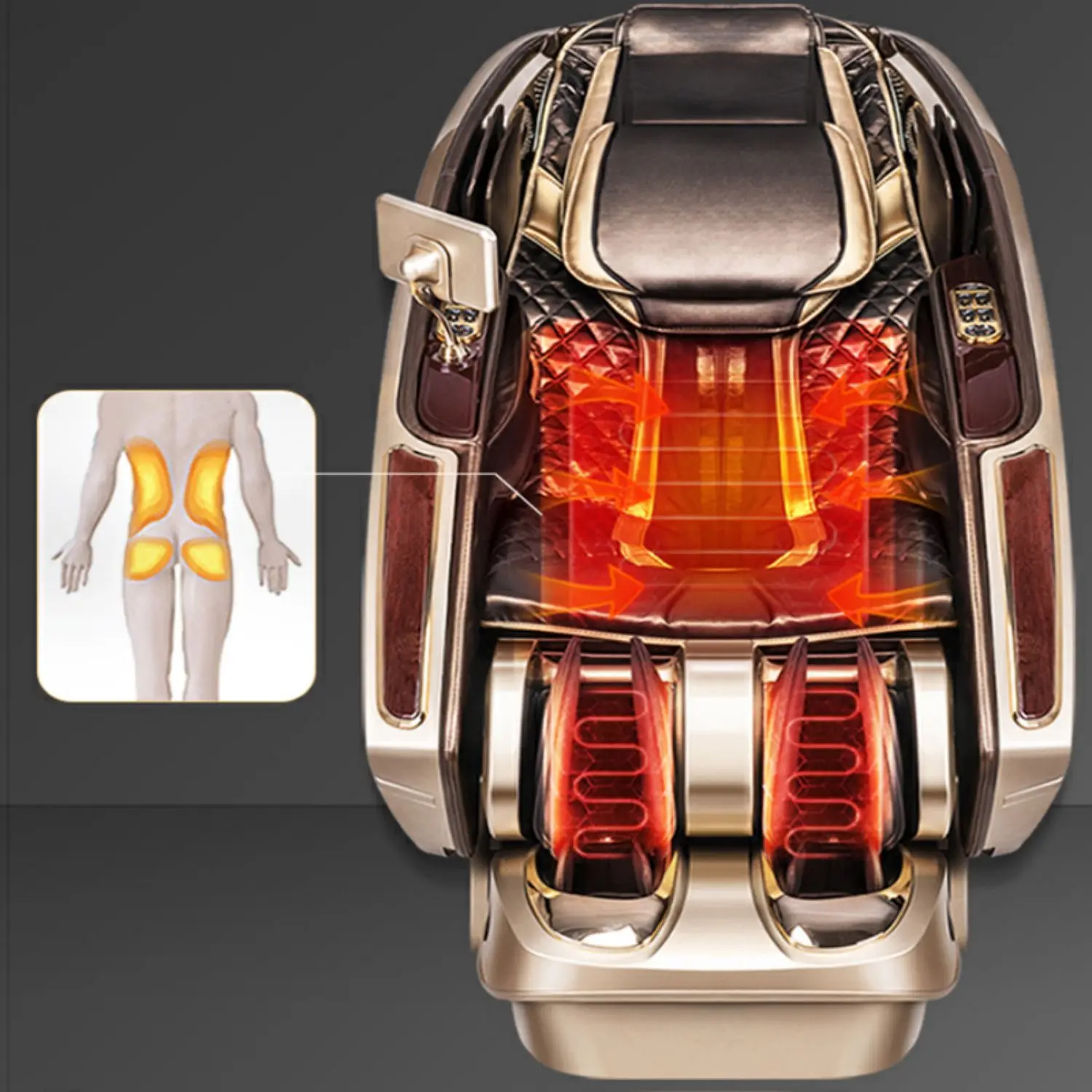 4d AI Voice Body Detection Massage Chair with Electric Legs Full Body 4d Eectric Luxury Vibrating Relaxing  massage chairs sofa 4