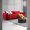 Modern Minimalist Fabric Sofa Soft Decoration Designer Recommends Small Apartment 4