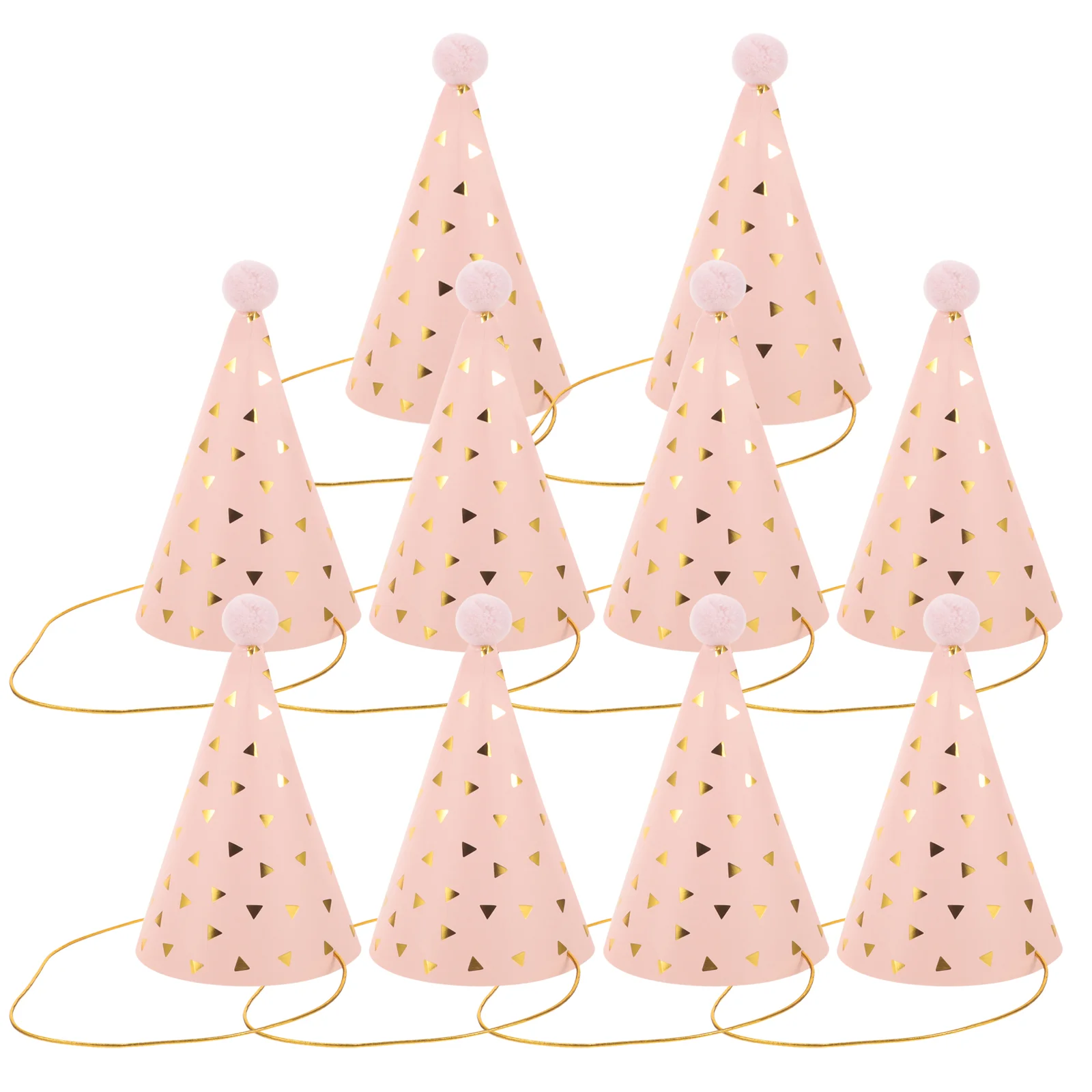 

10Pcs Party Hats Cone Birthday Party Hats Happy Birthday Party Hats Cone Hats