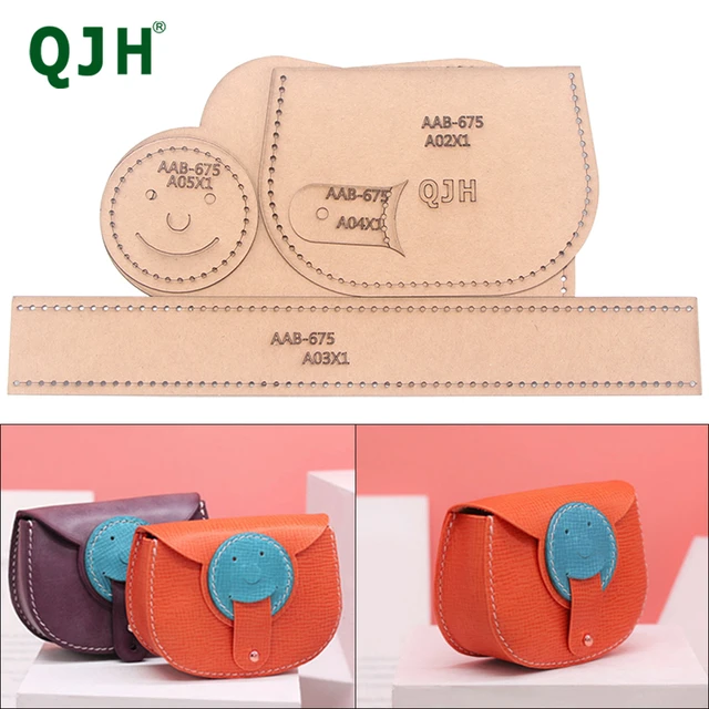 Amazon.com: no logo 1Set DIY Leather Handmade Craft Ladies Clutch Bag Purse  Coin Purse Sewing Pattern Hard Kraft Paper Stencil Template 22122.5cm :  Clothing, Shoes & Jewelry