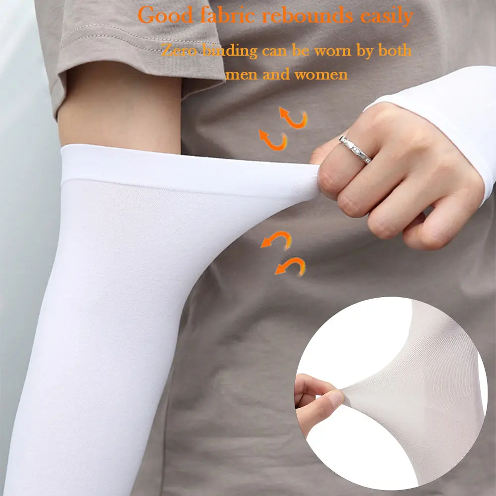 2Pcs Arm Sleeves Outdoor Sport Sleeve Sun UV Protection Hand Cover Summer Cooling Running Fishing Cycling Arm Cover sun protection arm sleeves arm sleeves cooling arm sleeves