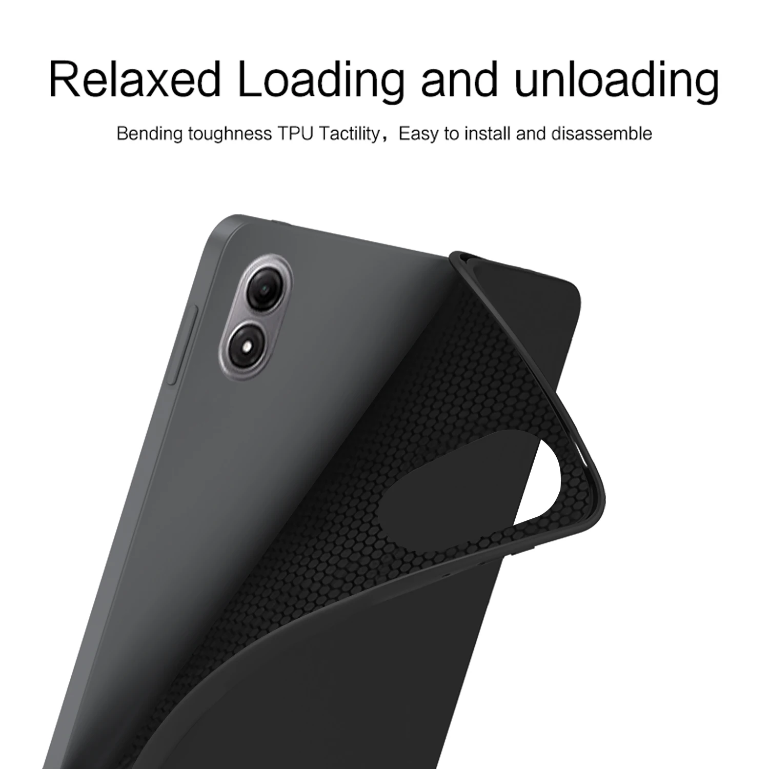 Premium Silicone TPU Soft Tablet Case - Durable Protective Back Cover