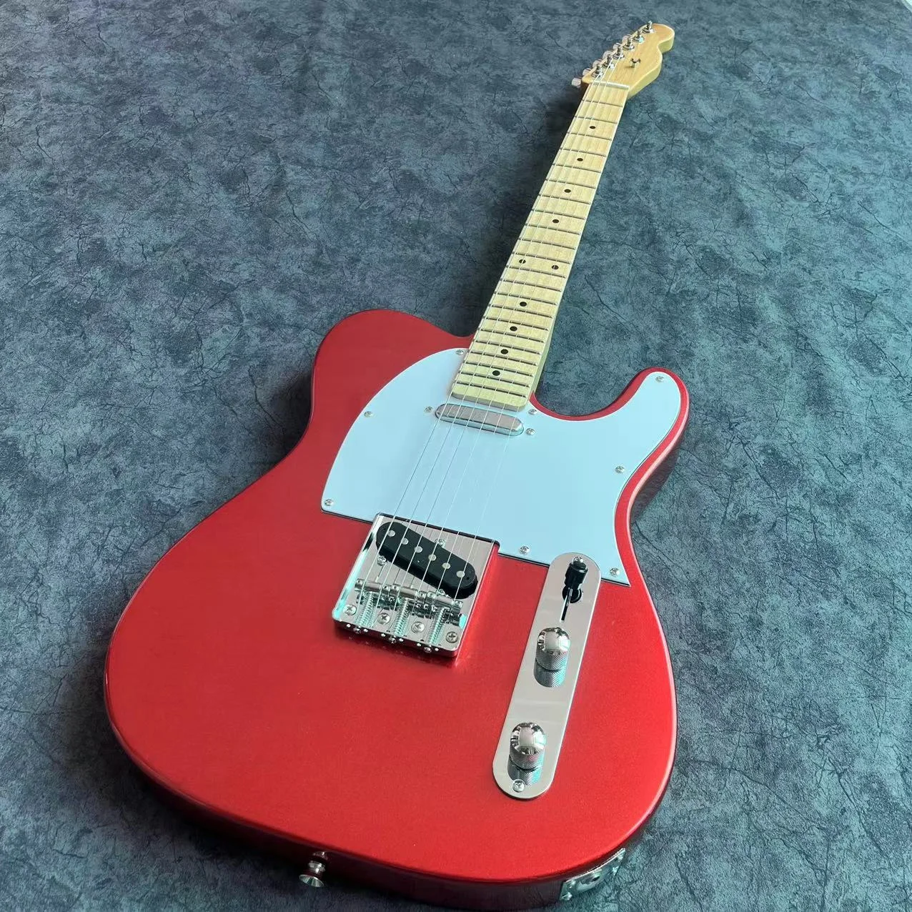 

Within five days, ship electric guitars with high-quality bass wooden body, maple neck, customized 6-string guitar, real photos,