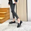 Shoes Woman Flats Casual Female Sneakers Oxfords Fringe Clogs Platform Pointed Toe Loafers With Fur Dress Leather Winter Tassel 3