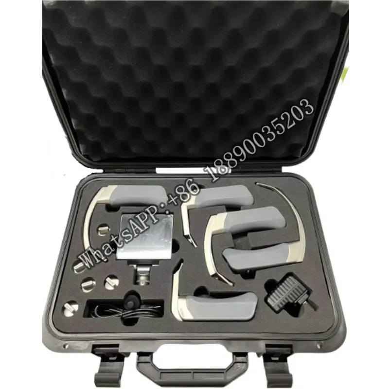 

HD screen reusables laryngoscopes anesthesia video laryngoscope with 3.0''Color LCD led light