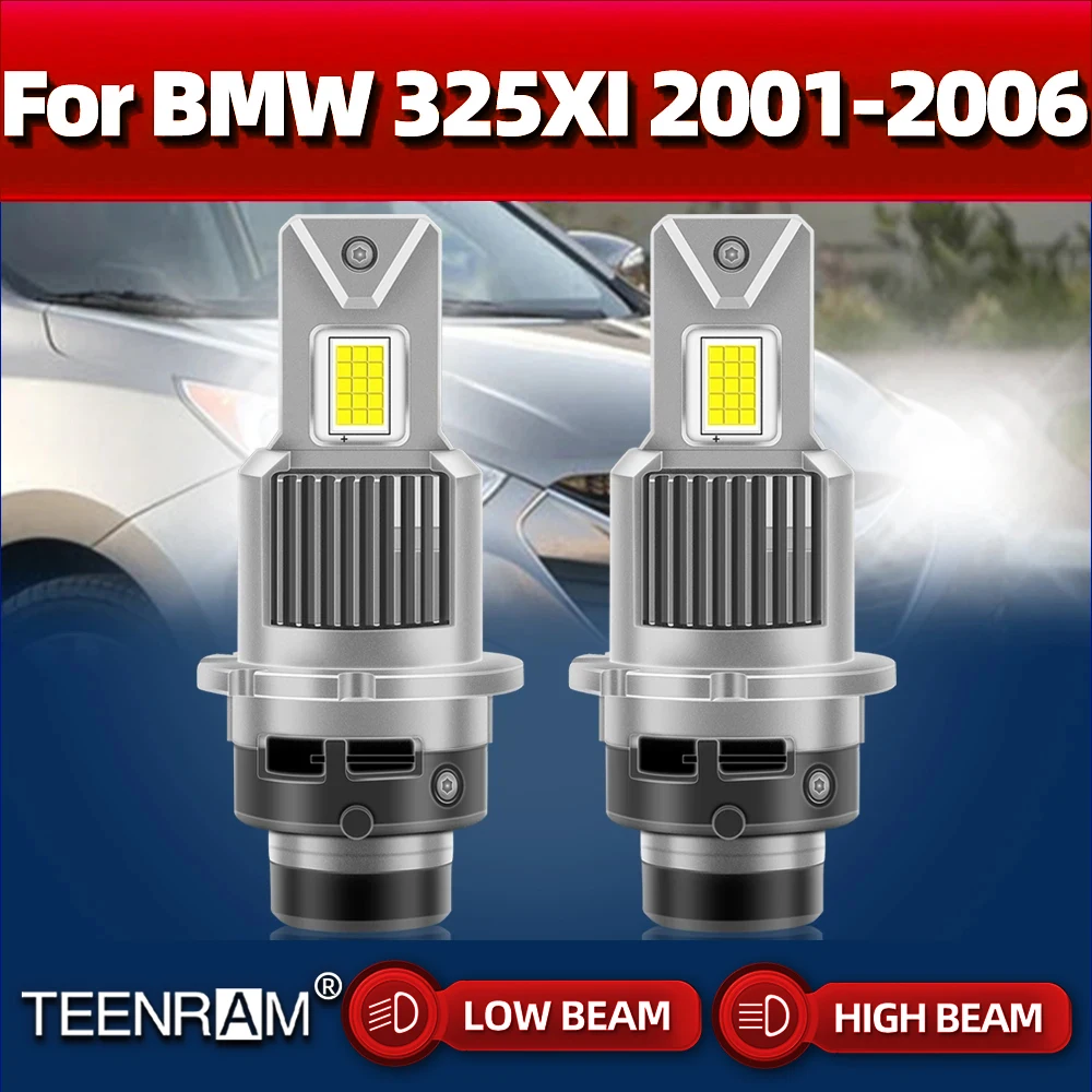 

2PCS D2S Xenon Light 150W HID Car Headlight Bulbs 60000LM Car Headlamp 12V 6000K For BMW 325XI 2001 2002 2003 2004 2005 2006