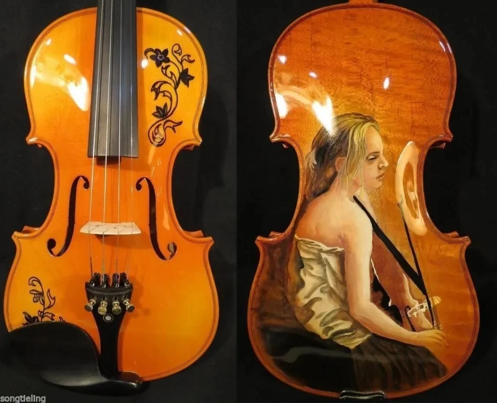 

Strad стиль песня бренд maestro рисунок 4/4 скрипка, мощный звук #9370