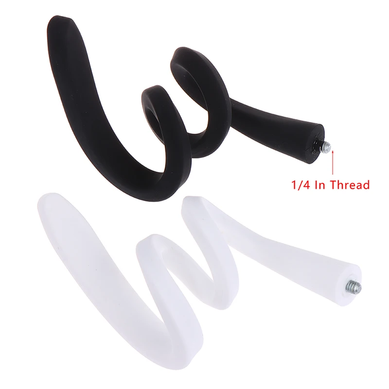 Baby Monitor Holder Camera Holder 1/4 In Thread Gooseneck Holder Silicone Selfie Snake Creative Bracket Crib Support Monitor Bracket Baby Monitor