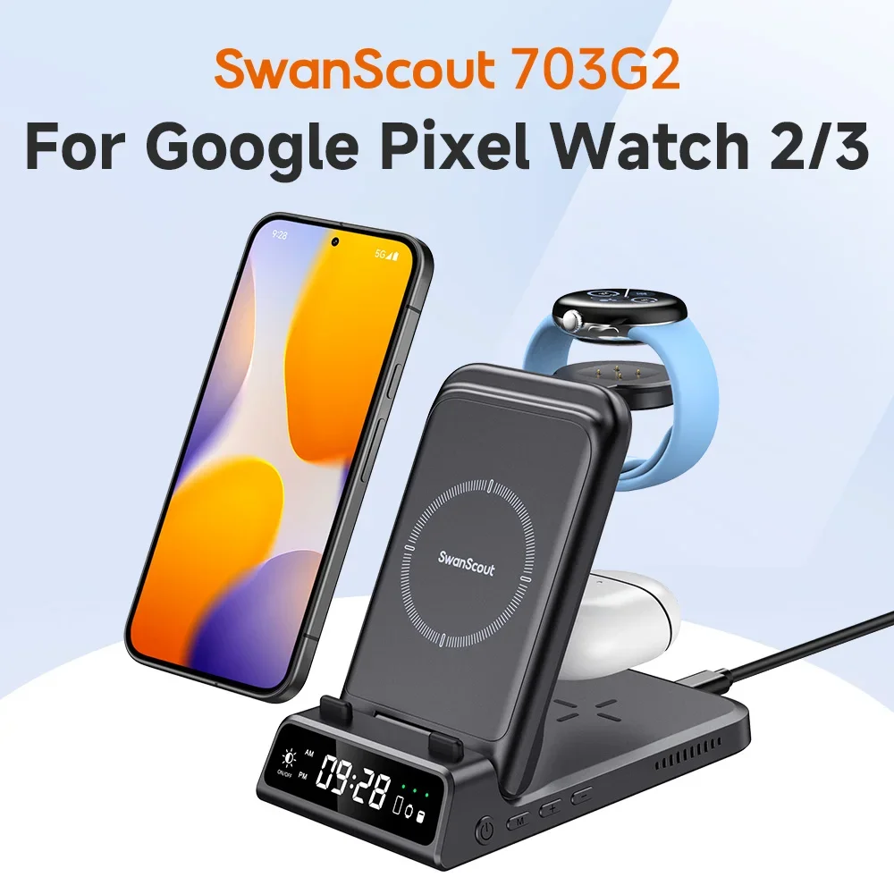 Google Pixel Wireless Charger Fitbit Versa SwanScout 703G2