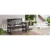 Memorial Bench   50   Weatherproof Durable Outdoor Bench  2 Person Park Bench  Easy to Move  Multi Purpose Design Ideal for Por 6