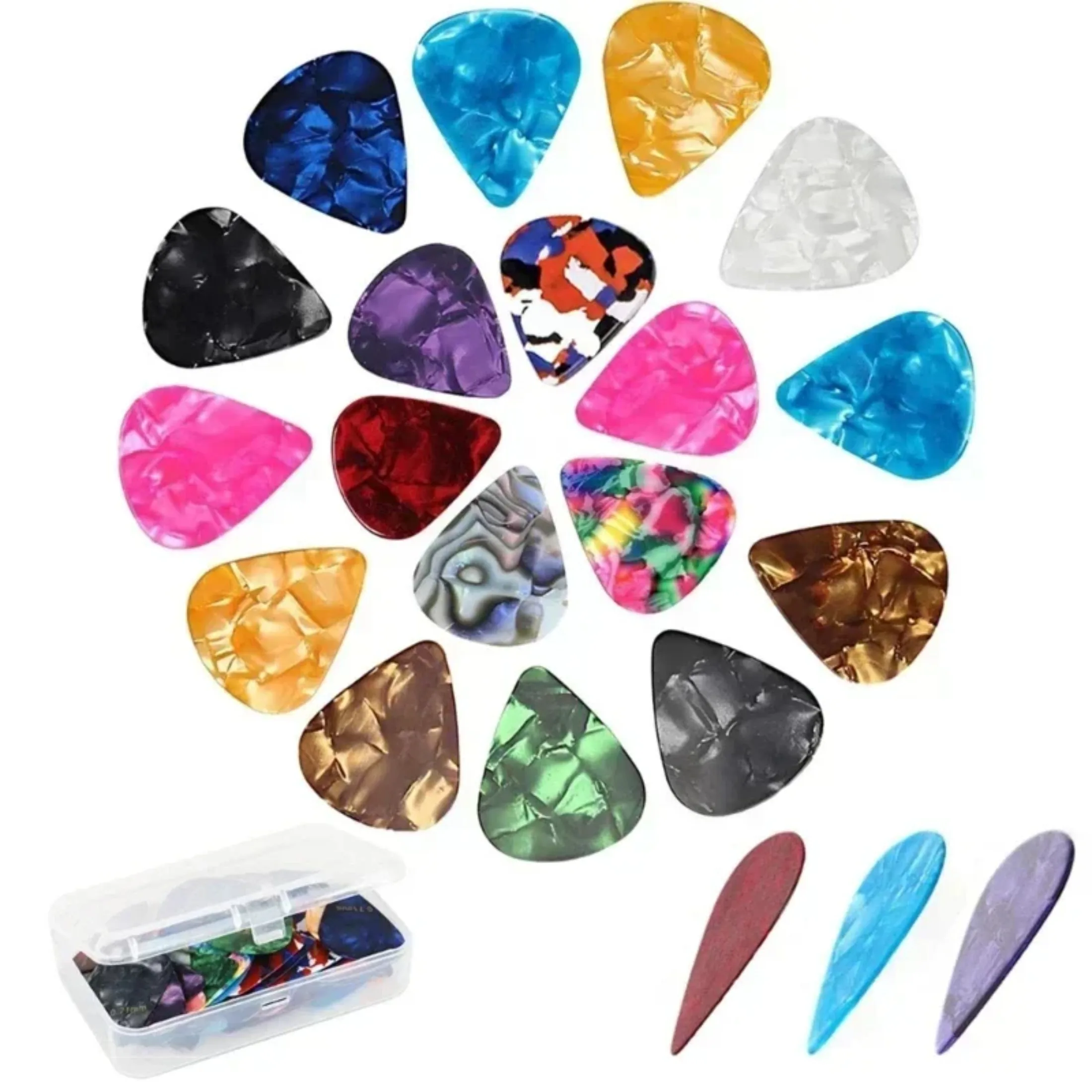 1/10pcs Acoustic Guitar Picks Plectrums Thumb Picks Plastic Electric Part Guitar Pick Pick Bass