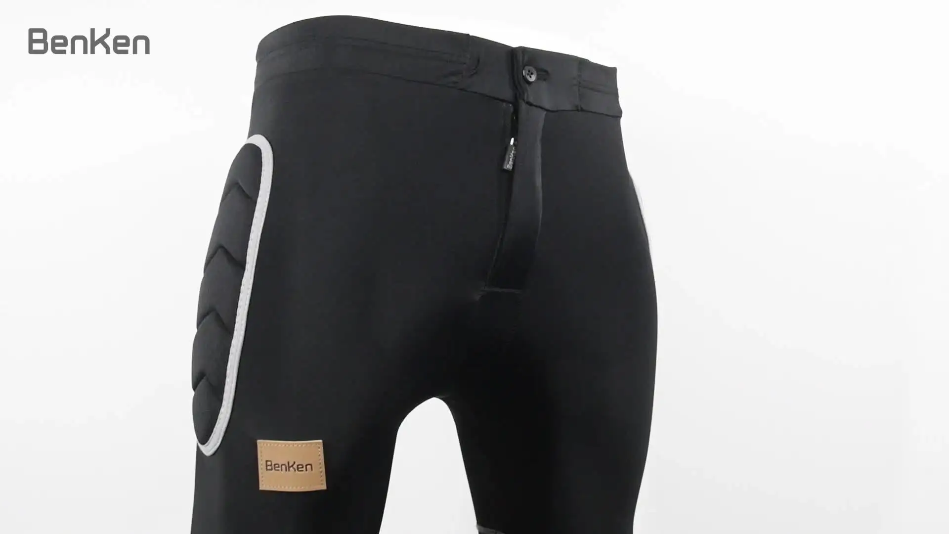 Benken EVA Pantaloncini protettivi imbotti SBR 3D Hip imbotti Mutande resistenti alle cadute Equipaggiamento protettivo per Snowboard Skate Ciclismo  18
