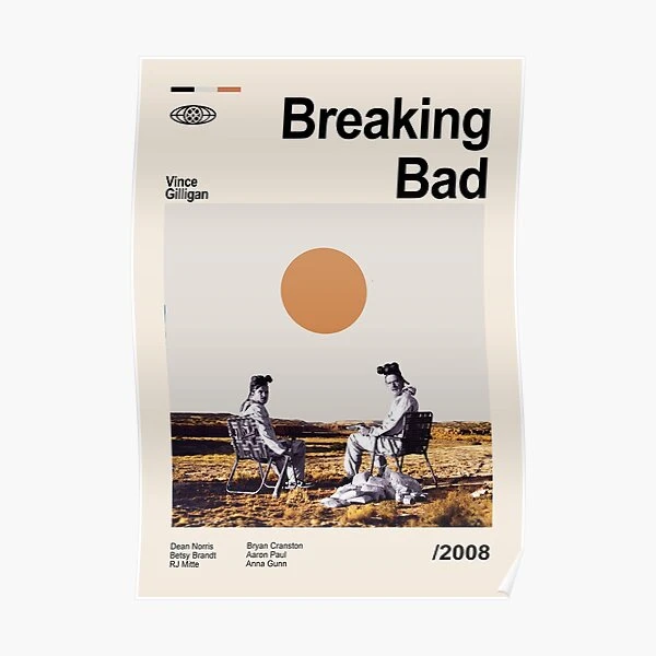 額縁入りポスター「ブレイキング・バット」