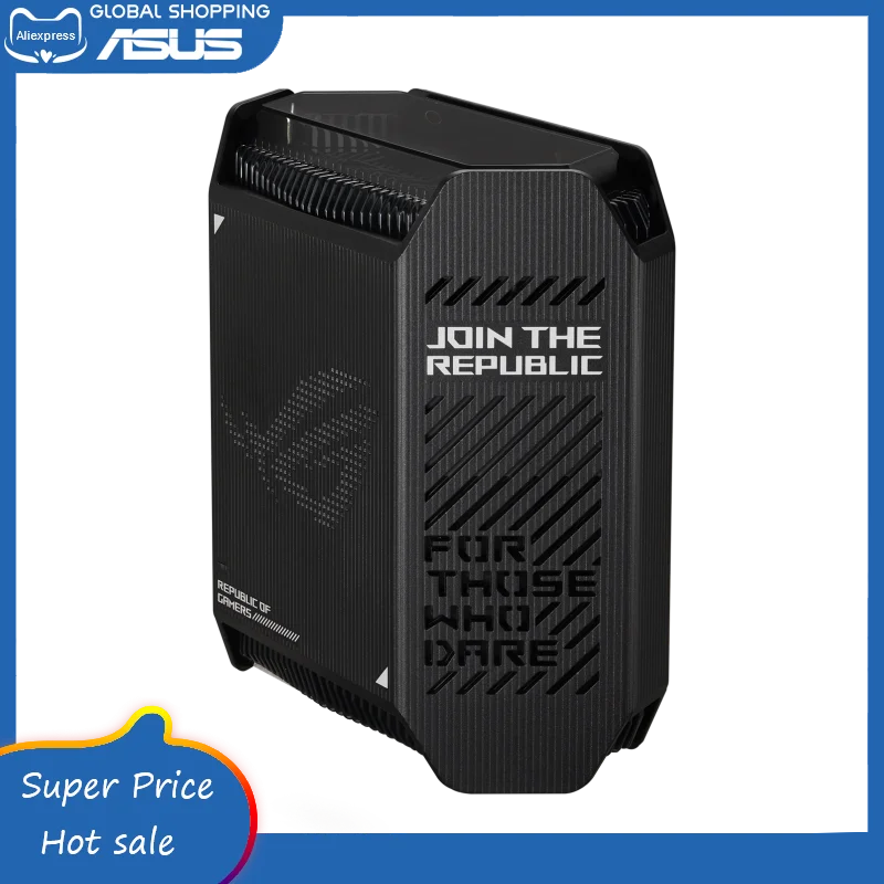 ASUS ROG Rapture GT6 Gaming Mesh Router WiFi 6 802.11AX Tri Band 1000M