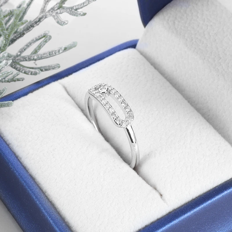 Zircon Rings Hollow Set Open Ring for Women Copper Ring Jewelry Accessory zircon rings stone rings fashion rings fashion ring finger rings metal rings