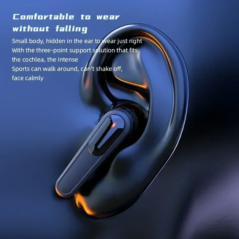 Pro80 TWS Wireless Earphones Bluetooth Fone Headphones Sports Headset Touch Control Earbuds with Microphone for Smartphones 4