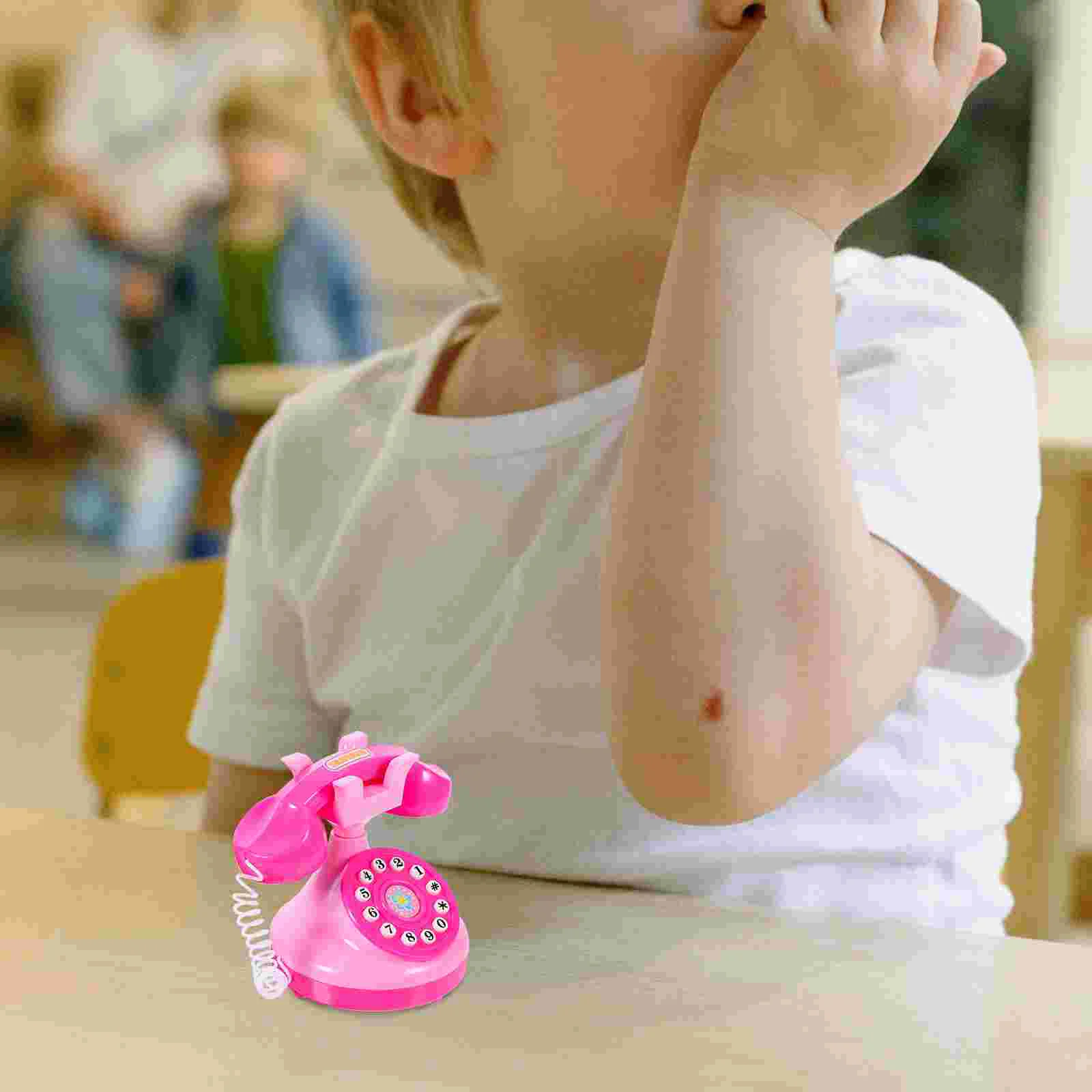 Accessories Telephone Simulated Child Baby Mini Role Play Toy Plastic Intelligence 4