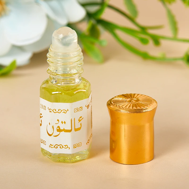 3ML Saudi Essential Oil Perfume Essential Oil Perfume Floral Notes Lasting Fragrance For Women Flower Flavor Perfume Essence Oil Body Deodorization
