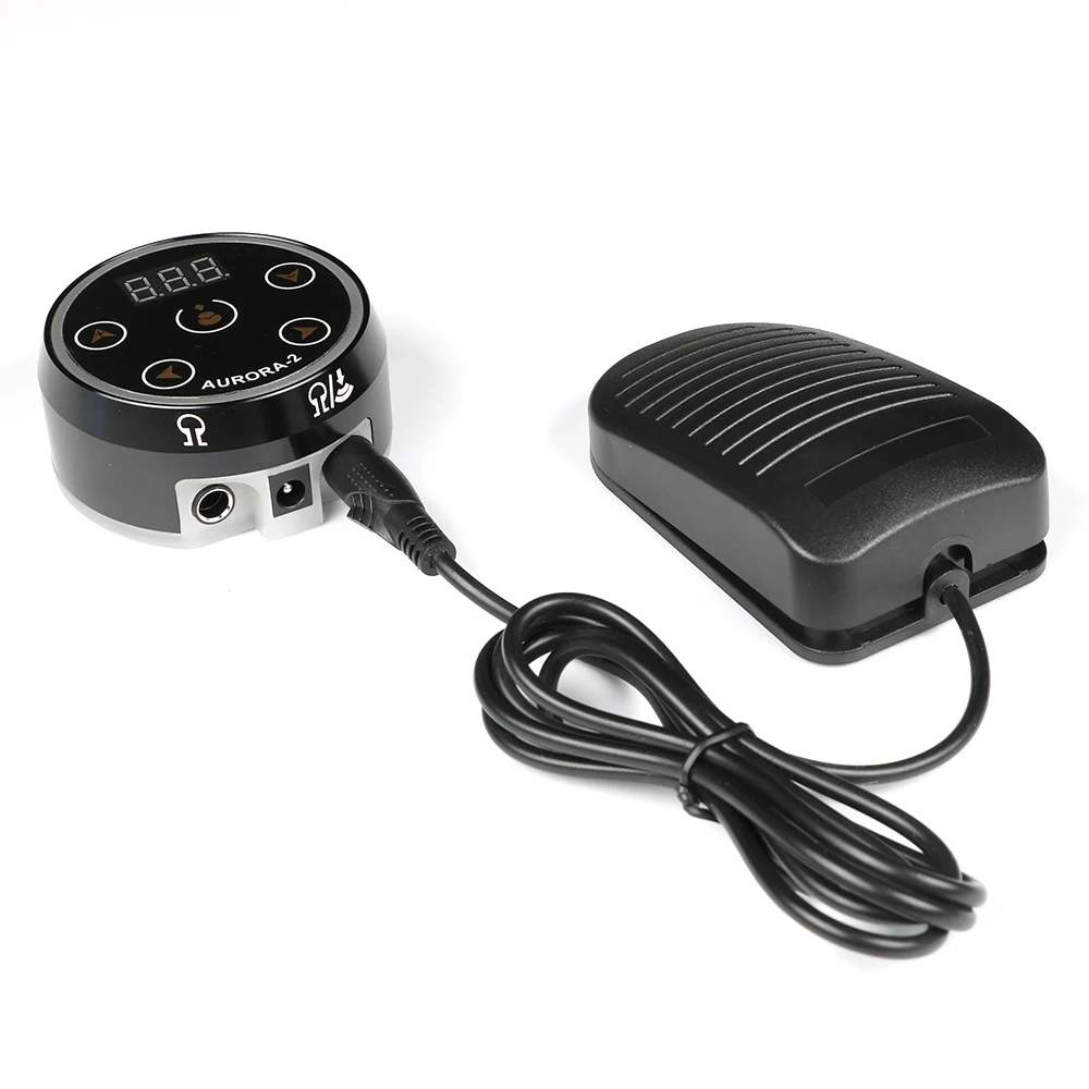 S21aa27c5f9584d0a9f461ad8033febdaN Tattoo Power Kit Digital LCD Dual Mode Power Foot Pedal Clip Cable for Rotary And Coil Tattoo Gun Machine Tattoo Accessory Kit Mallzona