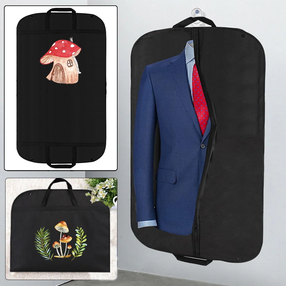 

Clothing Covers Moisture-Proof Suit Coat Dust Cover Mushroom print Wardrobe Hanging Garment bags Storage Bag Clothes Organizer