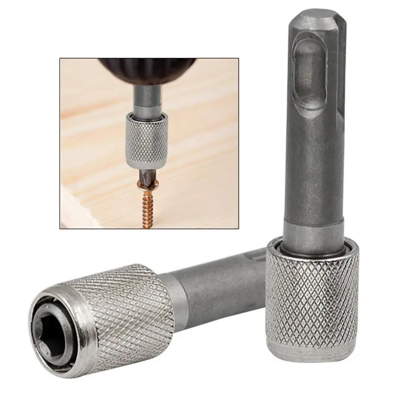 

SDS Socket Adapter 1/4 Hex Shank Screwdriver Holder Drill Bits Adapter Converter For Hammer Drill Bits Screwdrivers Tools