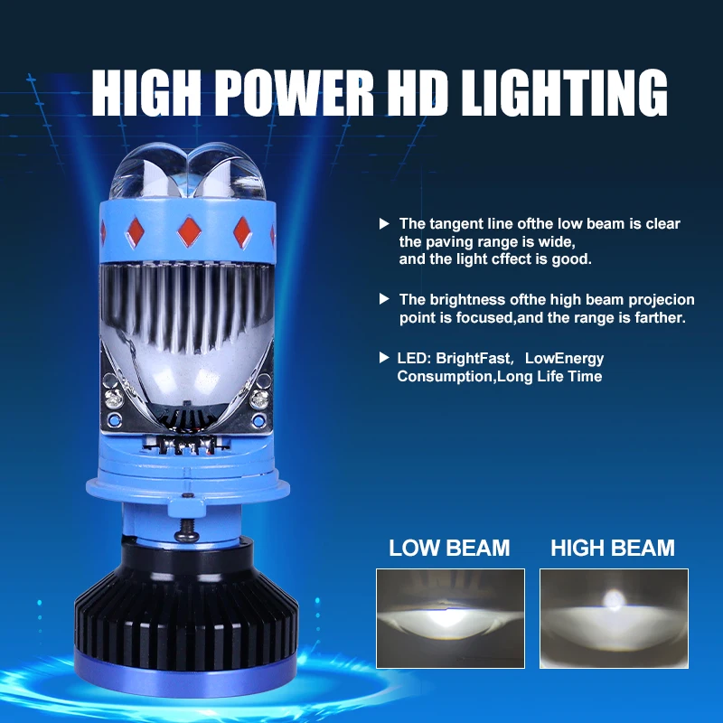 Camoto-Canbusミニプロジェクターレンズ,ハイパワー,h4,h4,h4,9003,hb2,hi,lo,140w,カーヘッドライト電球,45000lm変換キット  - AliExpress 34