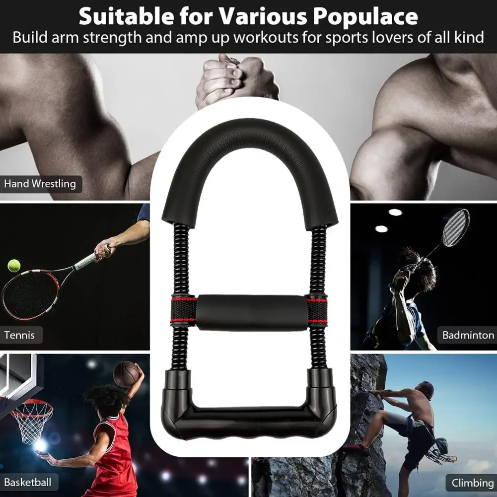 Power Wrists Strength Exerciser Adjustable Spring Forearm Grips Training Workout Hand Strengthener Equipment Fitness Arm S8S5