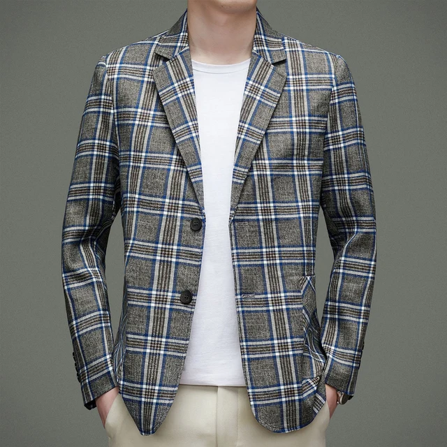 tailored patterned blazers
