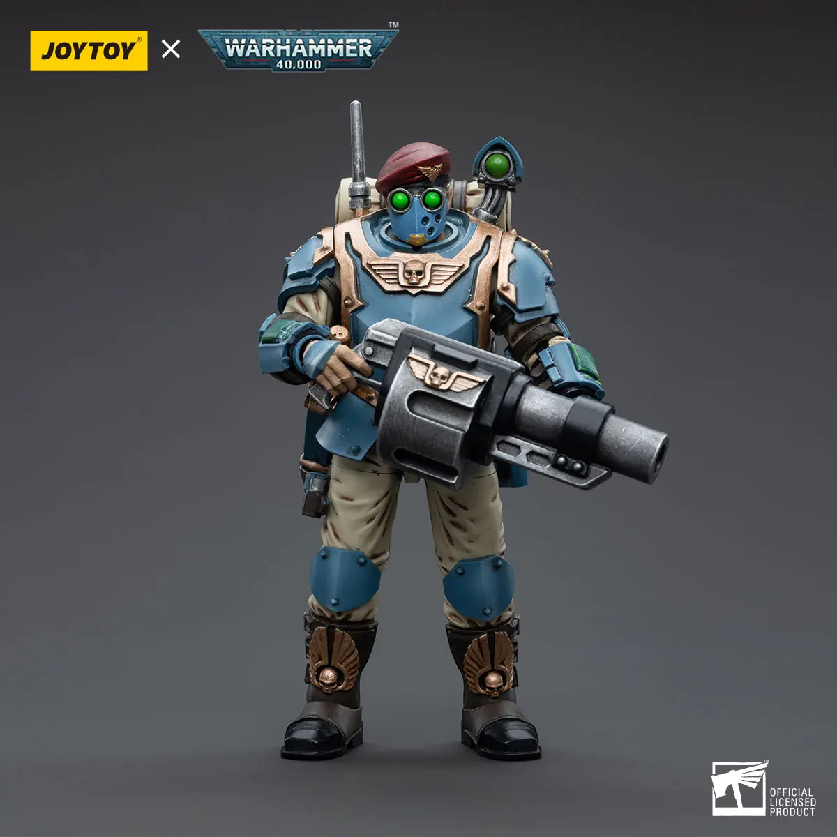 JOYTOY 워해머 40k 1:18 아스트라 밀리타룸 템페스투스 시온스 커맨드 분대 55 번째 캡픽 이글스