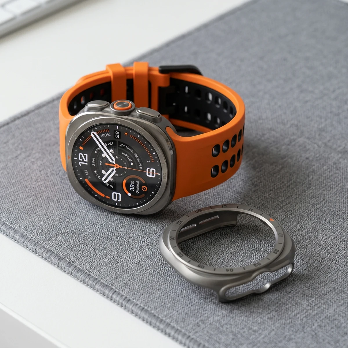 Rugged Tempered Glass Protective Case with Bumper Frame