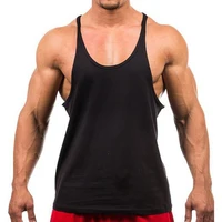 2025 nouvelle marque de musculation survêtement gymnastique Singlet entraînement musculation débardeur gilet chemise sans manches Fitness coton chemise pour hommes 1