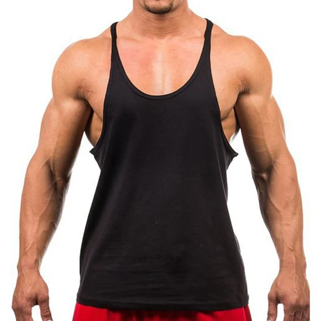 2025 nouvelle marque de musculation survêtement gymnastique Singlet entraînement musculation débardeur gilet chemise sans manches Fitness coton chemise pour hommes 1