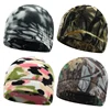 Camo Polar Fleece Caps Men Winter Warm Outdoor Sports Skiing Cycling Cap Unisex Beanie Cap Windproof Motorcycle Bike Hat Caps 1