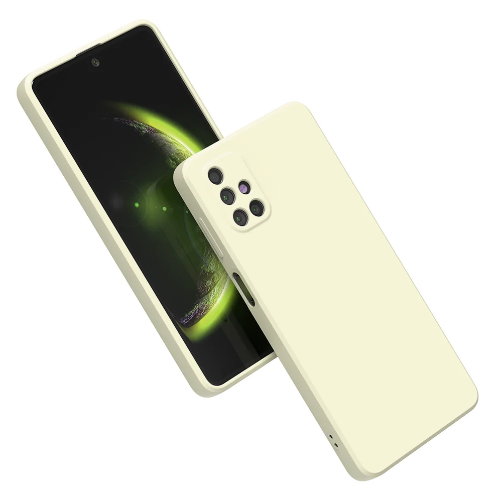 Premium Liquid Silicone Camera Protective Phone Case - Sleek and Durable Design