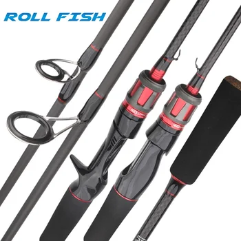 ROLLFISH 2개초릿대 M/ML 범용 루어낚시대 민물 바다 낚시대 루어낚시 무게 101-133g 1.68m/1.8m/2.1m/2.4m/2.7m 참돔 우럭 광어 농어