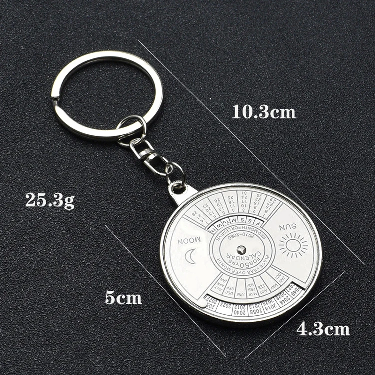 50 Years Super Perpetual Calendar Key Chain Bottle Opener Key