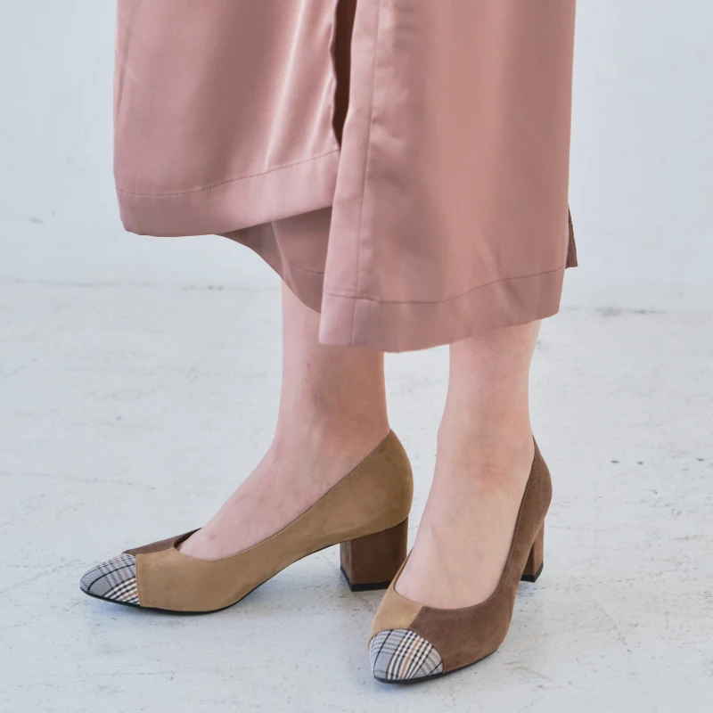 

Hit Color Patchwork Pointed Toe Women Shoes Spring Summer Fashion High Heels Shallow Mouth Pumps JAPAN Chaussure Femme