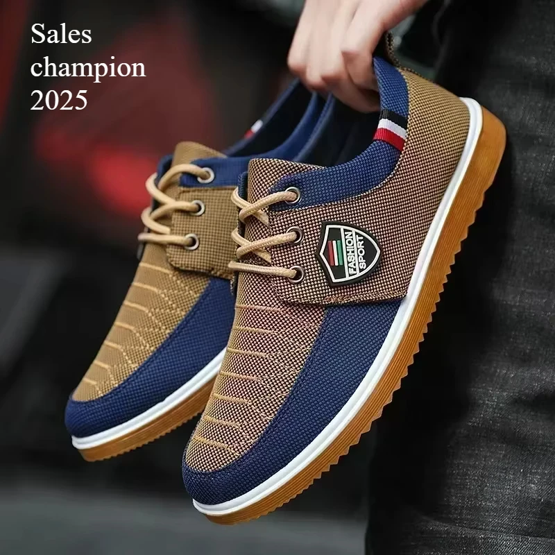 Men's Casual Shoes Vulcanized Work Loafers Mesh Lightweight Sports Canvas Shoes for Men casual shoes,sport shoes,casual loafers