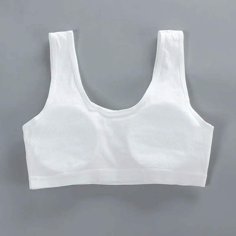 Girls Brassiere Underwear Cotton Kids Bra Adolescente Girls Training Bras Breathable Teenage Girl Top Crop 8-16 Years Sports sports bra training bra cotton bra