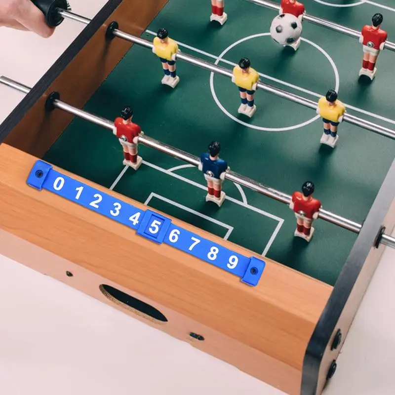 2 Pieces Foosball Counter Scoring Units 10 Numbers For Football Mini Scoring Accessories Keepers Standard Tables Scoreboard