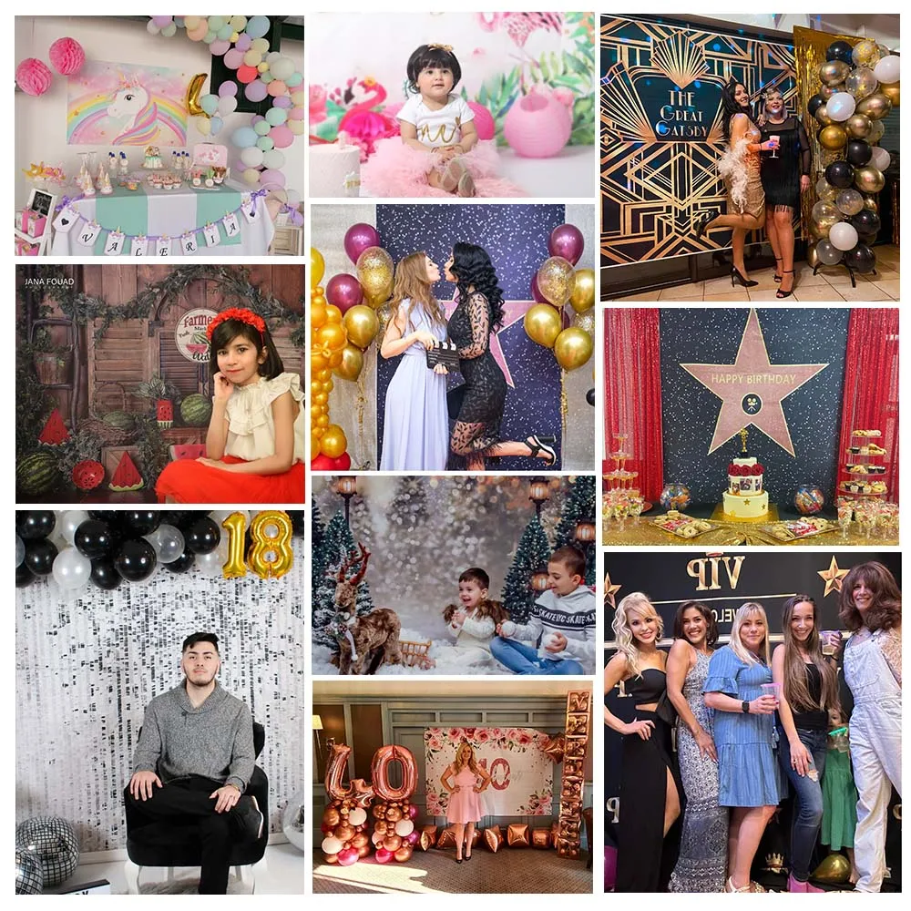 Description Picture 3 of itemAbstract Floral Newborn Background For Photography Flower Baby shower Girl Boy Wedding Birthday Photo Backdrop Wall Decor Studio