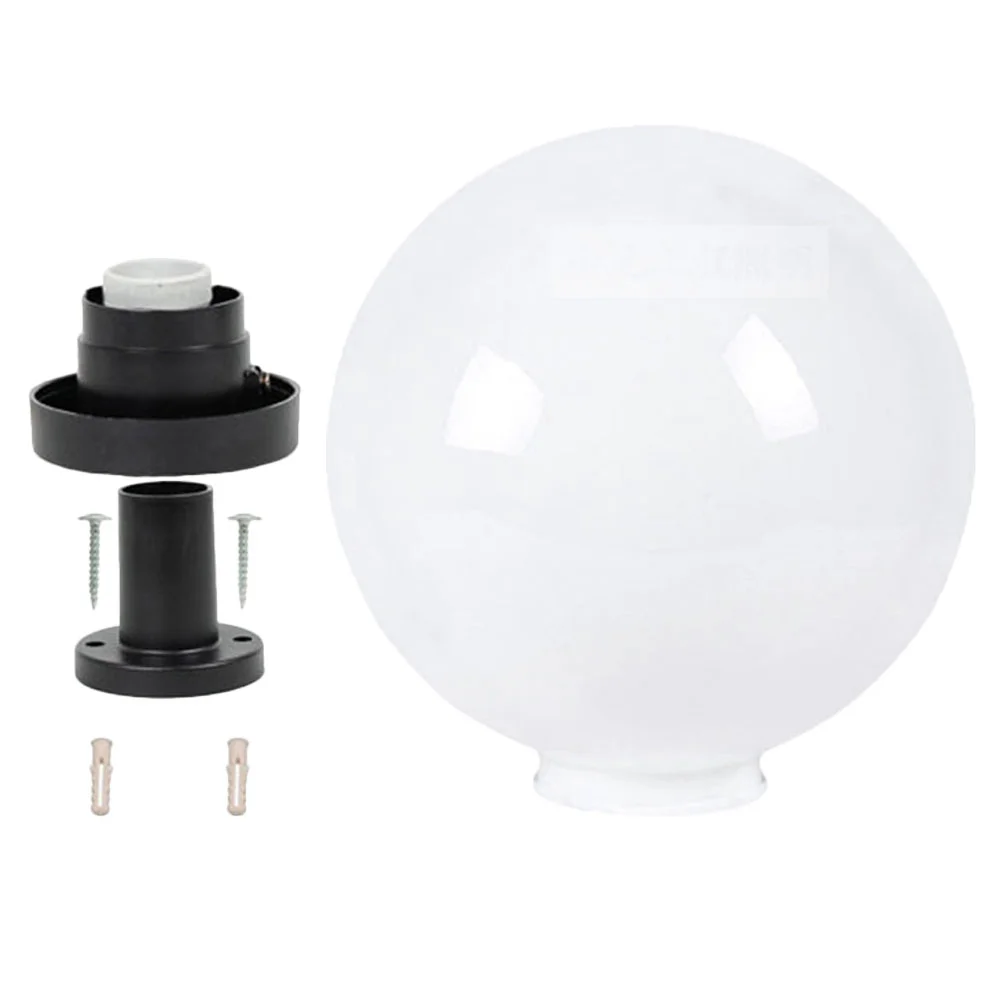

Post Lights Lampshade Lamp Posts Lampshade Outdoor Light Cover Acrylic Sphere Lampshade Shade Lamp Post Decoration